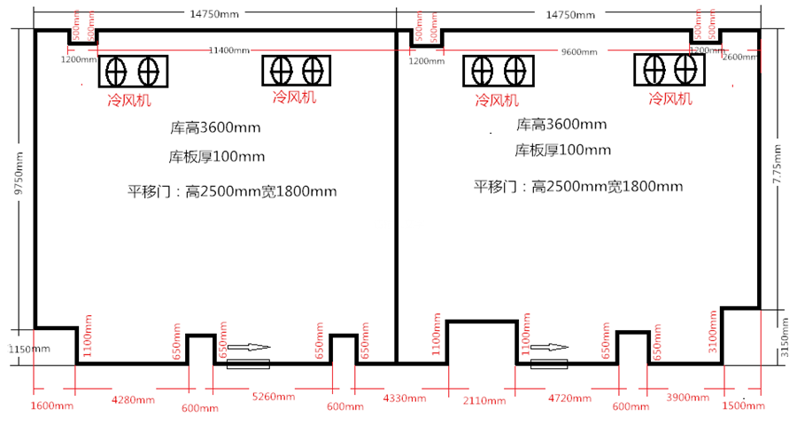 寧波市寧海縣茶葉冷庫(kù)設(shè)計(jì)圖